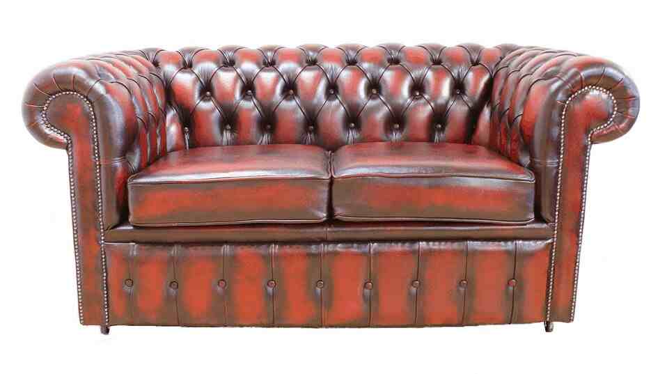 Chesterfield 2 5 Seater Sofa Bed, Antique Leather Sofa Bed