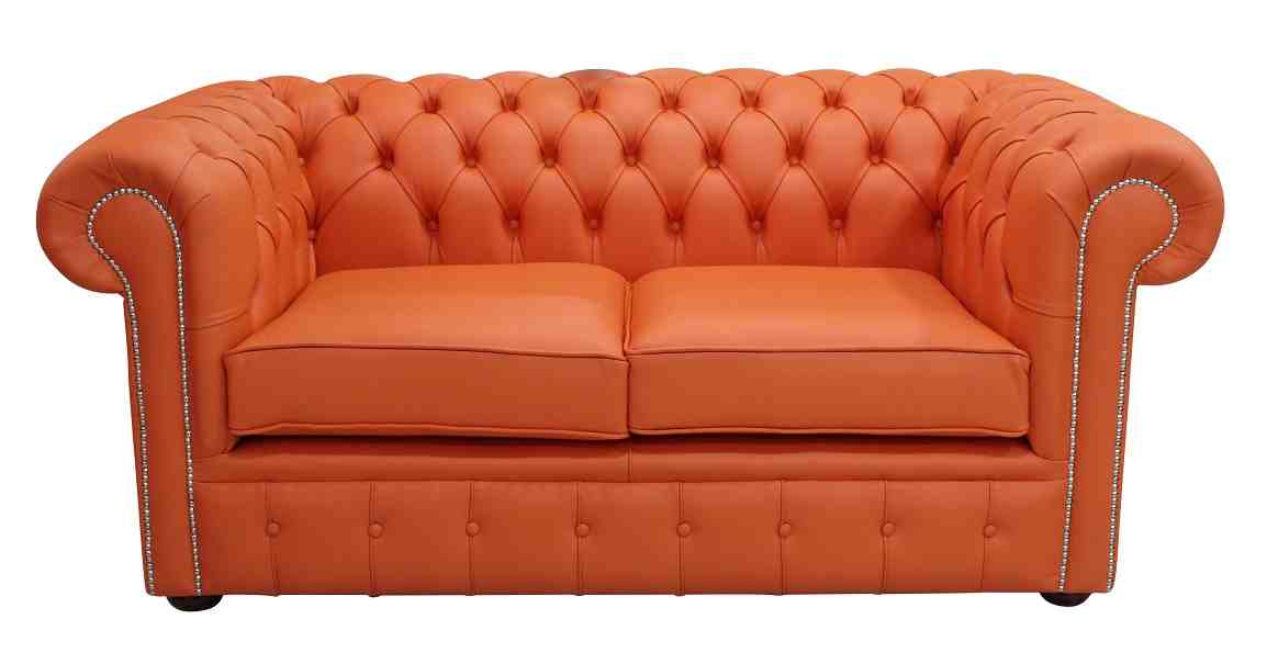 Flamenco Orange Leather, Burnt Orange Leather Sofa Uk