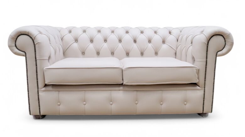 Chesterfield 2 Seater Sofa Settee Shelly Grove Leather