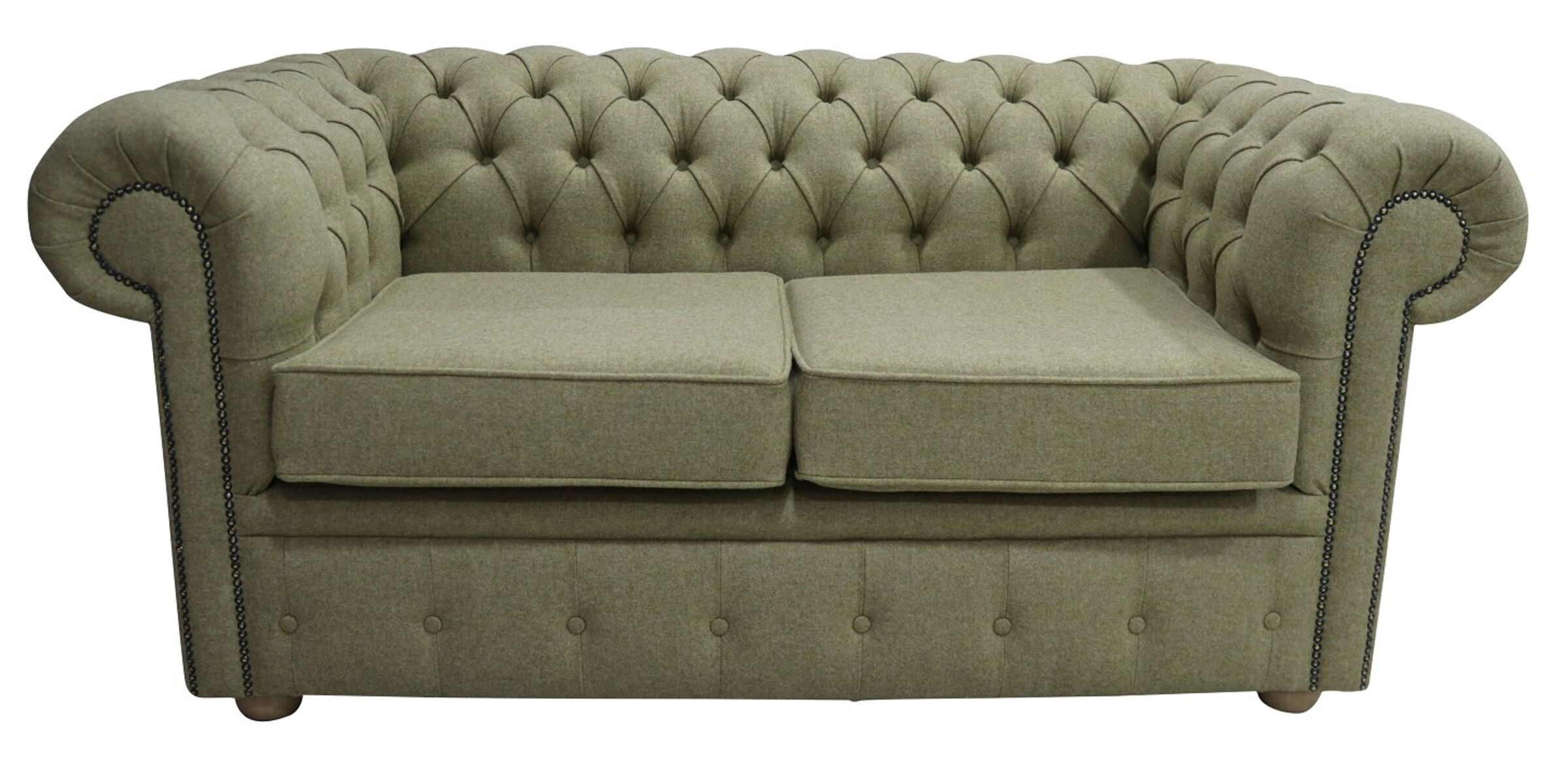 Buy check wool Chesterfield sofa DesignerSofas4U