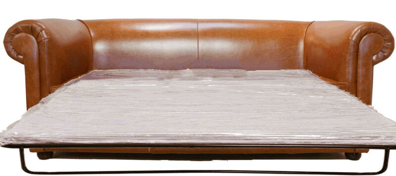 Product photograph of Best Pull Out Sofa Bed In 1930 S Style Chesterfield 3 Seater Amp Hellip from Designer Sofas 4U