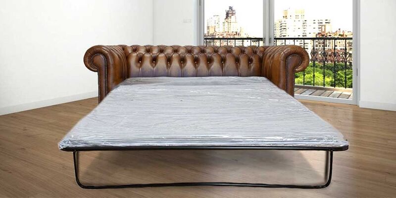 Product photograph of Best Pull Out Sofa Bed In Chesterfield 3 Seater Birch Antique Amp Hellip from Designer Sofas 4U