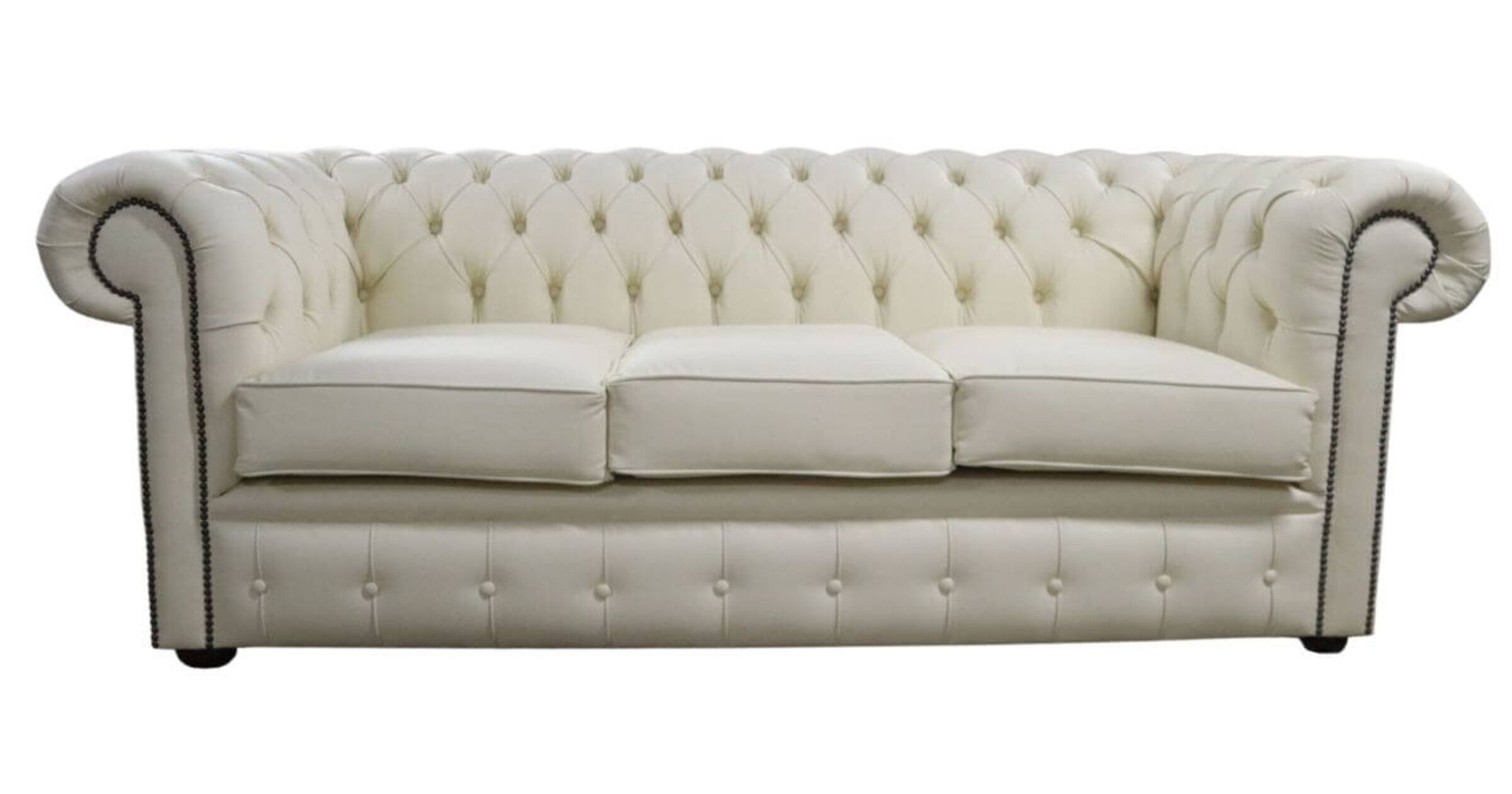 cream leather chesterfield sofa uk