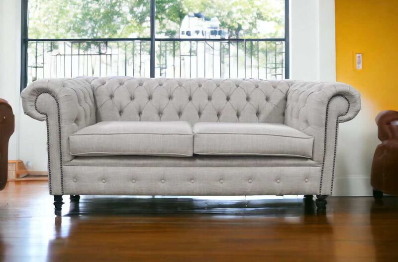 Product photograph of Chesterfield 3 Seater Settee Charles Fudge Sofa Offer from Designer Sofas 4U