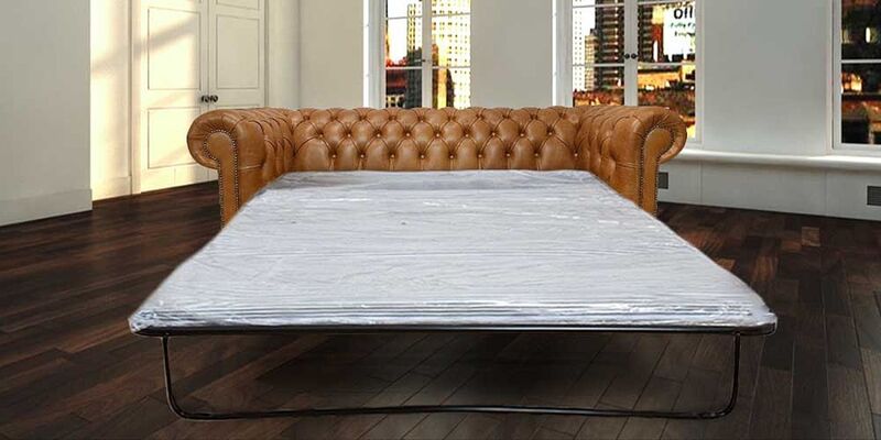 Product photograph of Best Pull Out Sofa Bed Sale In Chesterfield 3 Seater Old Amp Hellip from Designer Sofas 4U