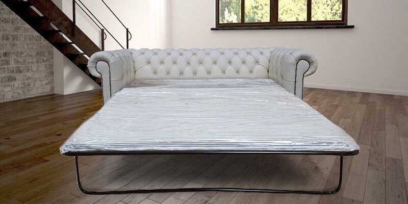 Product photograph of Pull Out Sofa Bed In Chesterfield 3 Seater Settee Shelly Amp Hellip from Designer Sofas 4U