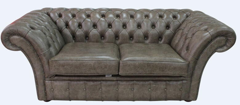 Chesterfield Balmoral 2 Seater Sofa Settee Bronx High Plains Leather