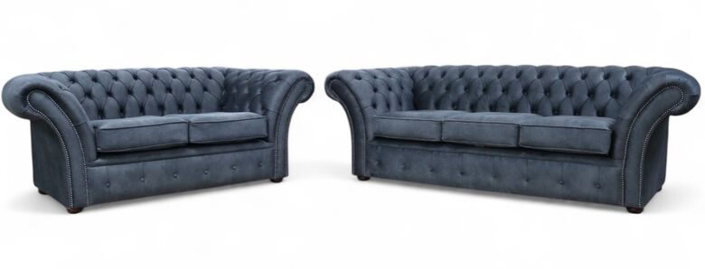Chesterfield Balmoral 3+2 Sofa Suite Oakland Granite
