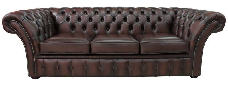 Product photograph of Chesterfield Balmoral 3 Seater Sofa Settee Antique Brown Amp Hellip from Designer Sofas 4U