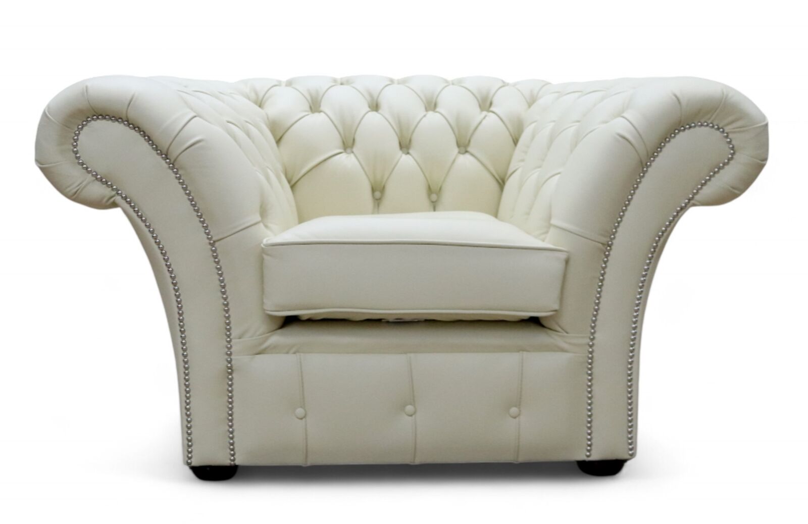 Chesterfield Balmoral Armchair Cream Leather