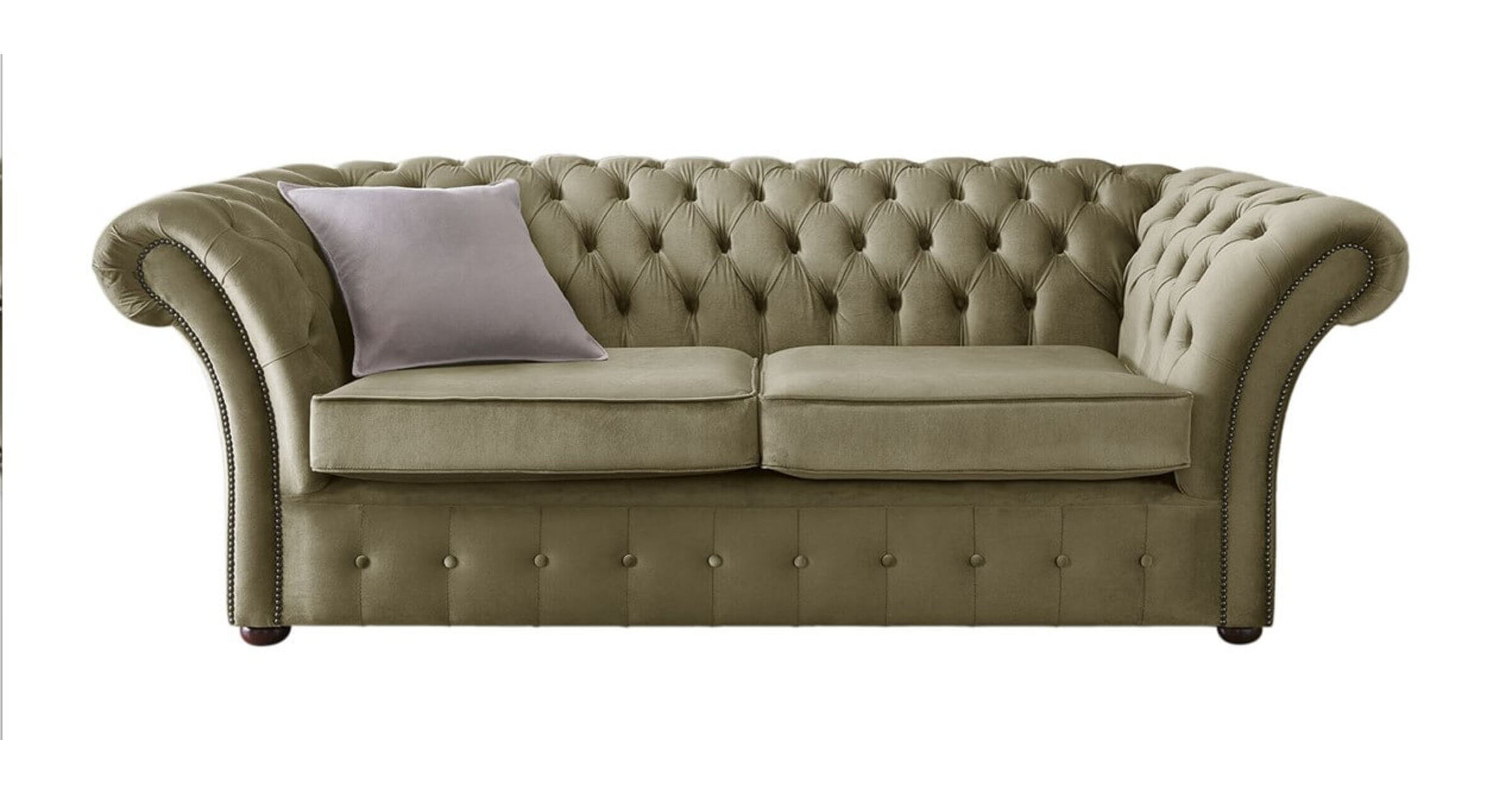 Parchment Beige Chesterfield Balmoral 3 Seater sofa DesignerSofas4U