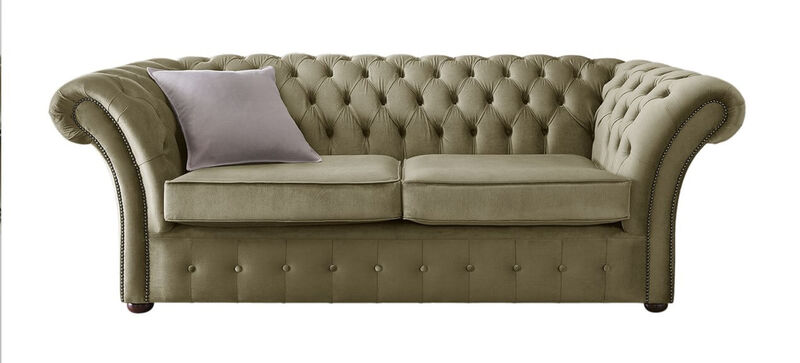 Product photograph of Chesterfield Balmoral 3 Seater Malta Parchment Beige Velvet Amp Hellip from Designer Sofas 4U