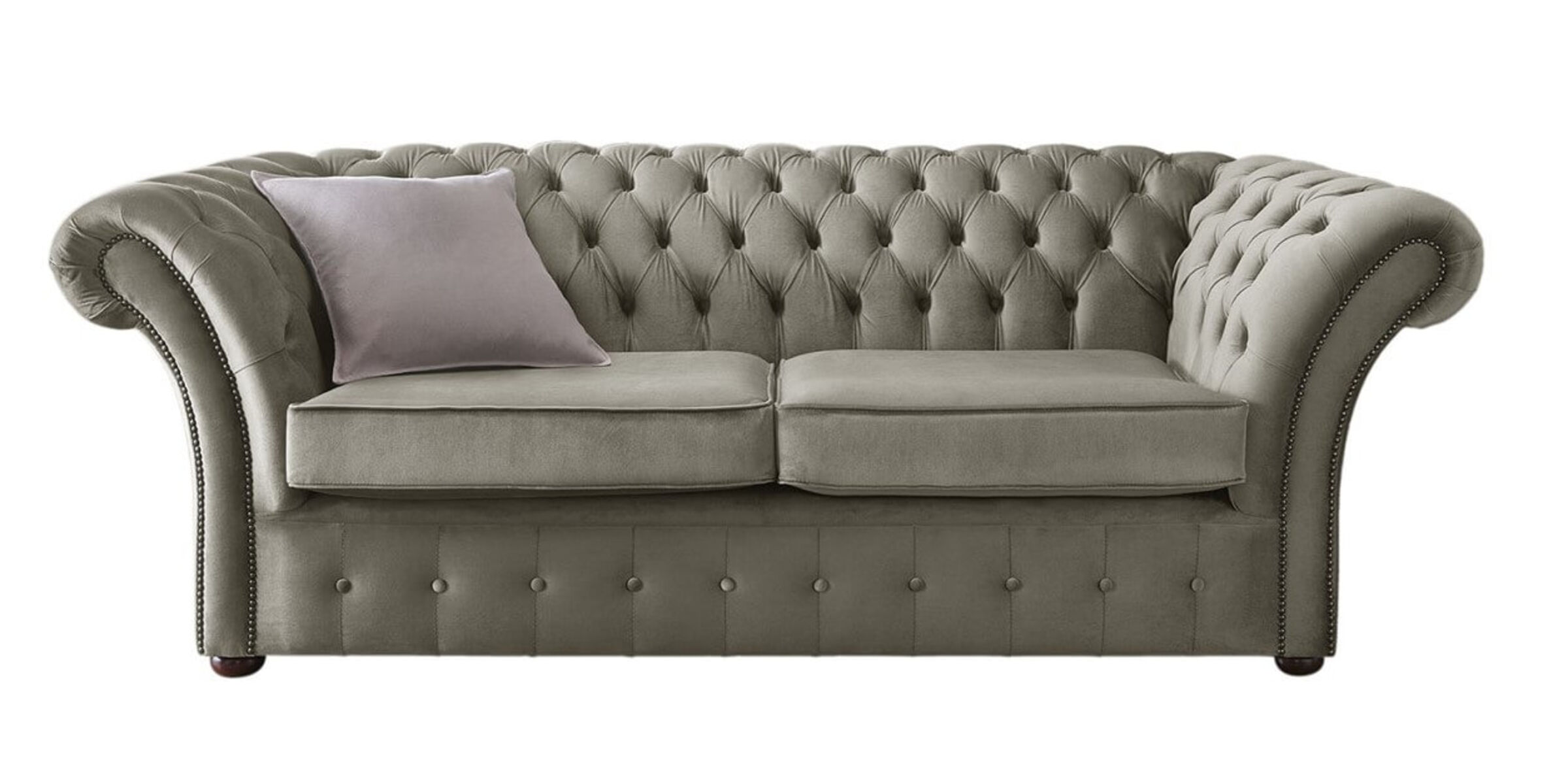 Putty Beige Chesterfield Balmoral 3 Seater sofa DesignerSofas4U