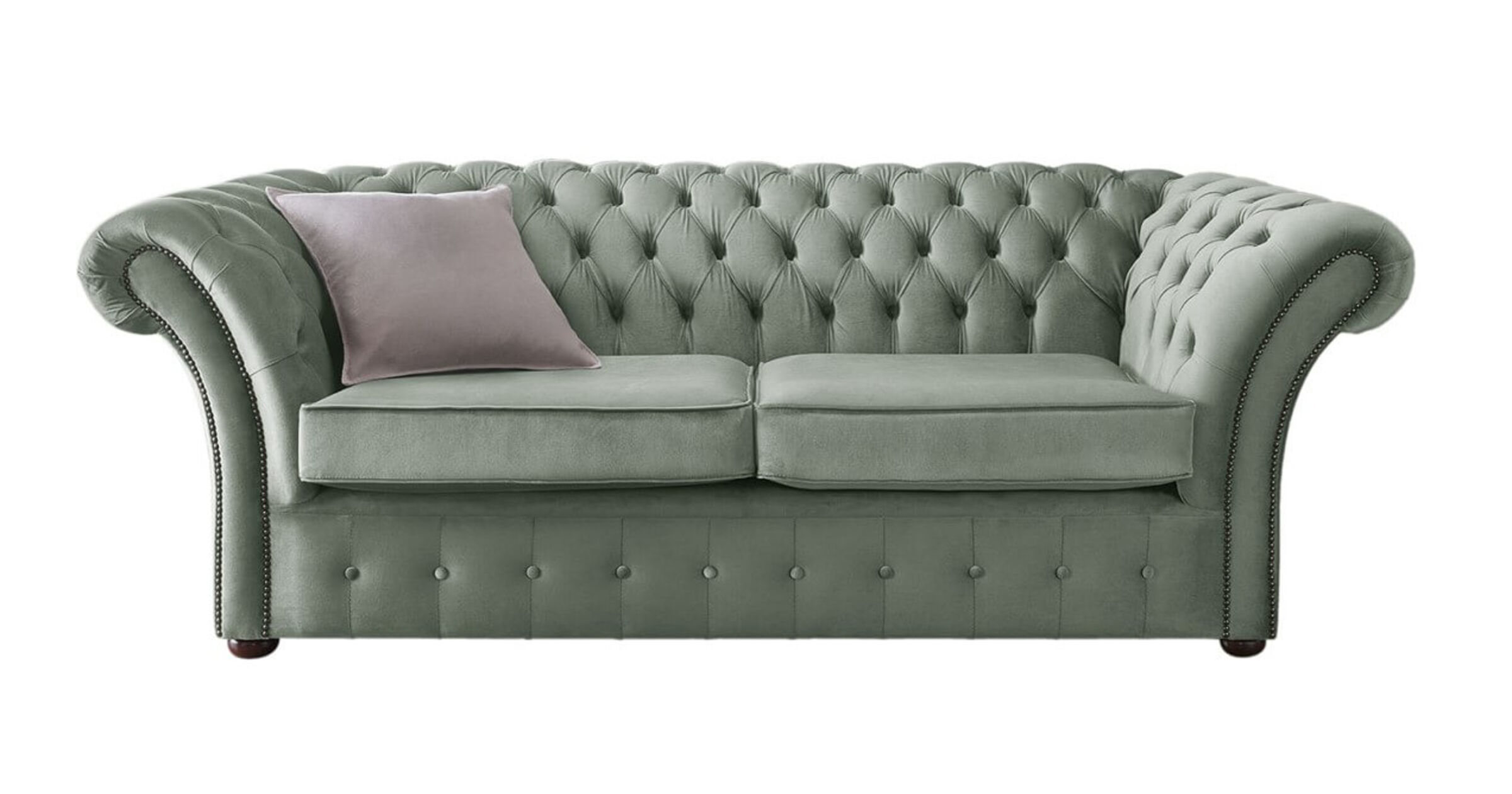 Seaspray Blue Chesterfield Balmoral 3 Seater sofa DesignerSofas4U