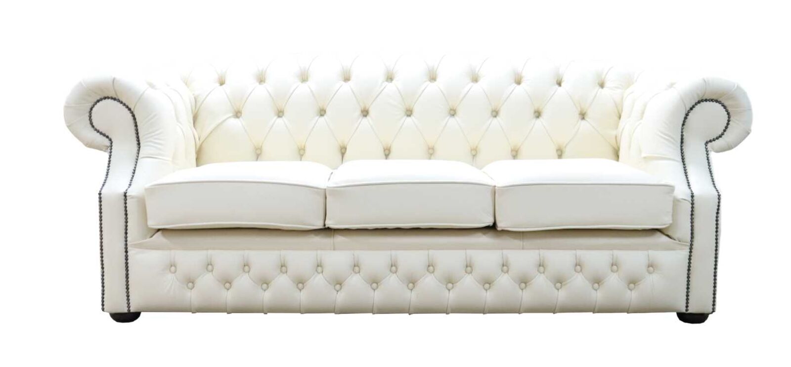 Product photograph of Chesterfield Buckingham 3 Seater Sofa Shelly Cottonseed Amp Hellip from Designer Sofas 4U