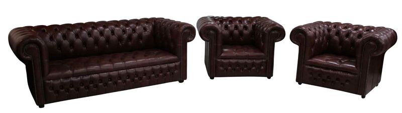 Product photograph of Chesterfield 3 Seater Settee Club Chair Club Chair Buttoned Amp Hellip from Designer Sofas 4U