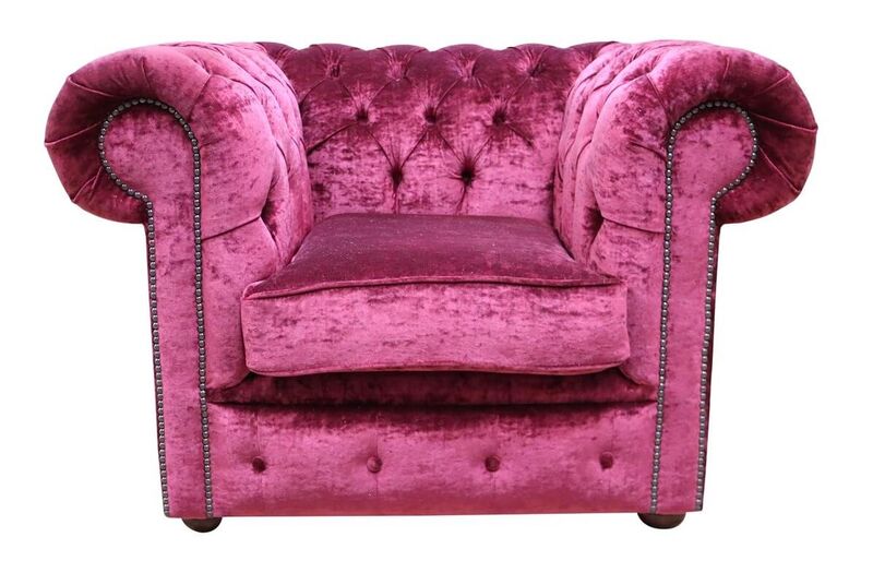 Product photograph of Chesterfield Low Back Club Armchair Modena Fuchsia Pink Amp Hellip from Designer Sofas 4U