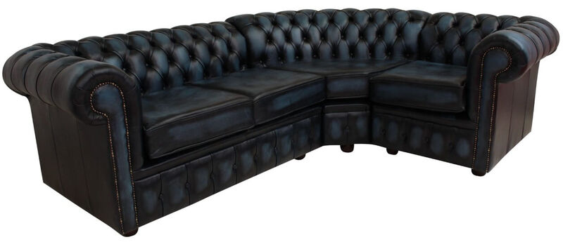 Product photograph of Chesterfield Corner Sofa 2 Seater Corner 1 Seater Antique Amp Hellip from Designer Sofas 4U