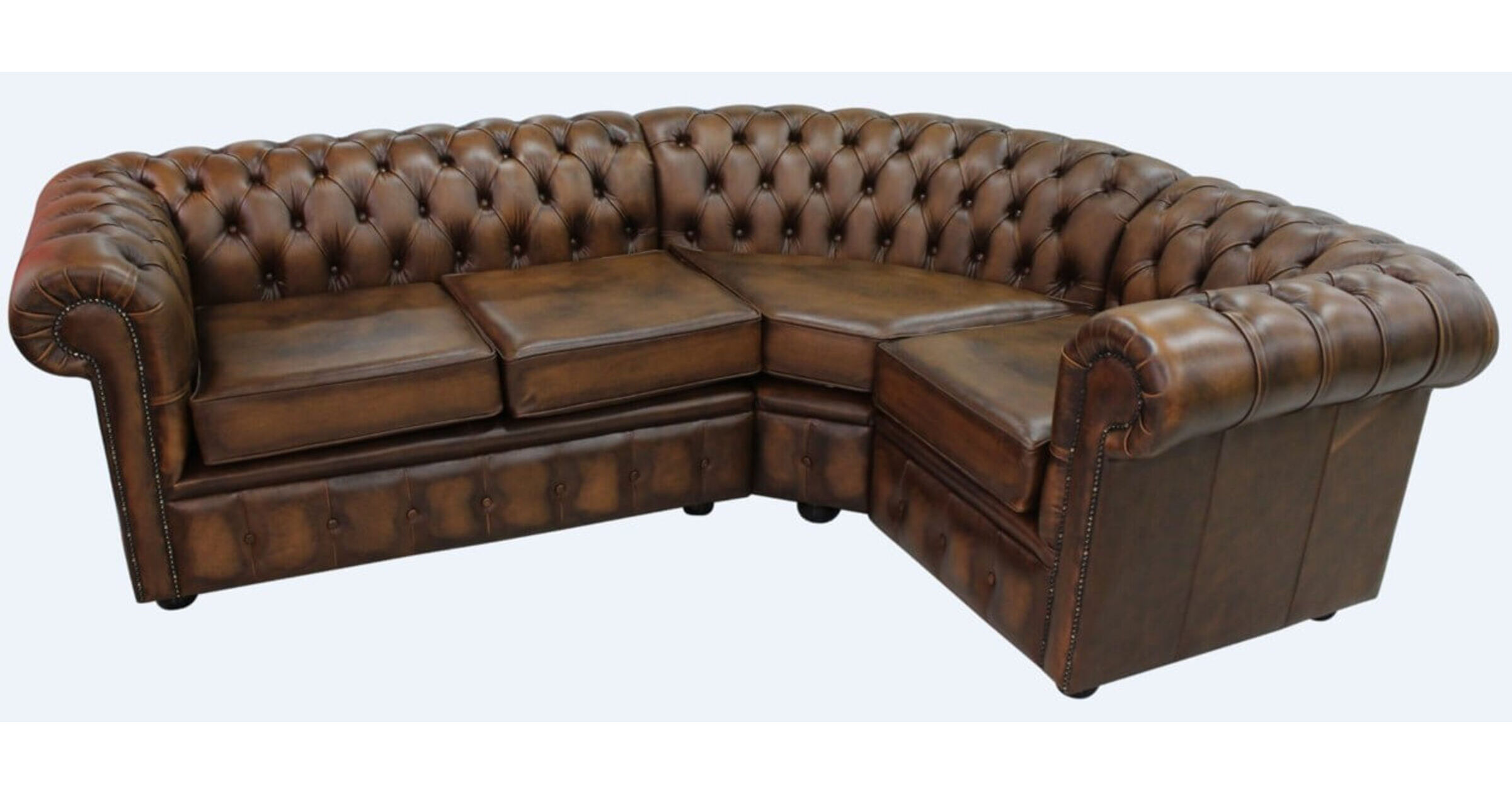 leather chesterfield corner sofa uk