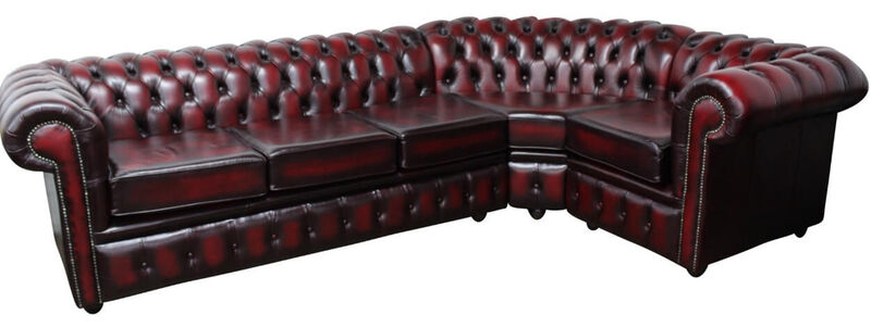 Product photograph of Chesterfield Corner 3 Corner 1 Sofa Unit Cushioned With Amp Hellip from Designer Sofas 4U
