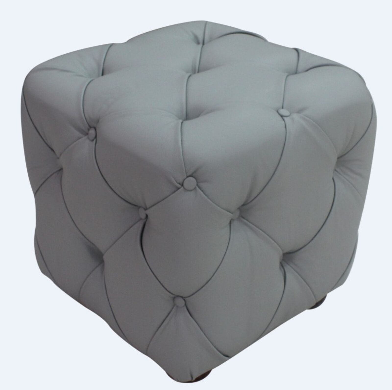 Product photograph of Chesterfield Buttoned Cube Pouffe Designersofas4u from Designer Sofas 4U