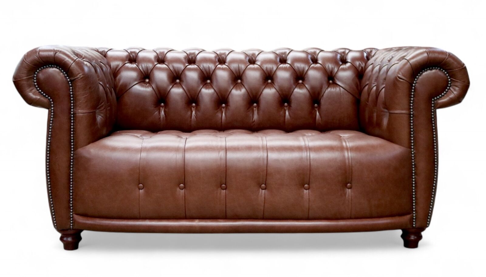 Chesterfield Lambeth 2 Seater Sofa Old English Hazel Leather