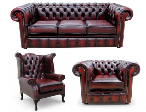 3+1+1 Chesterfield Sofa Suite