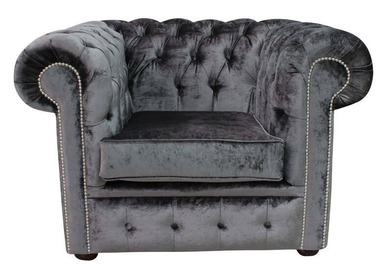 Product photograph of Buy Storm Belvedere Velvet Chesterfield Club Chair Amp Hellip from Designer Sofas 4U