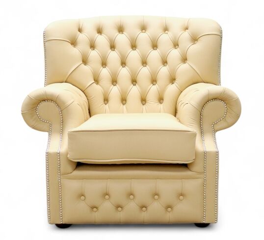 Chesterfield Monks High Back Wing Chair Shelly Angel Leather Armchair