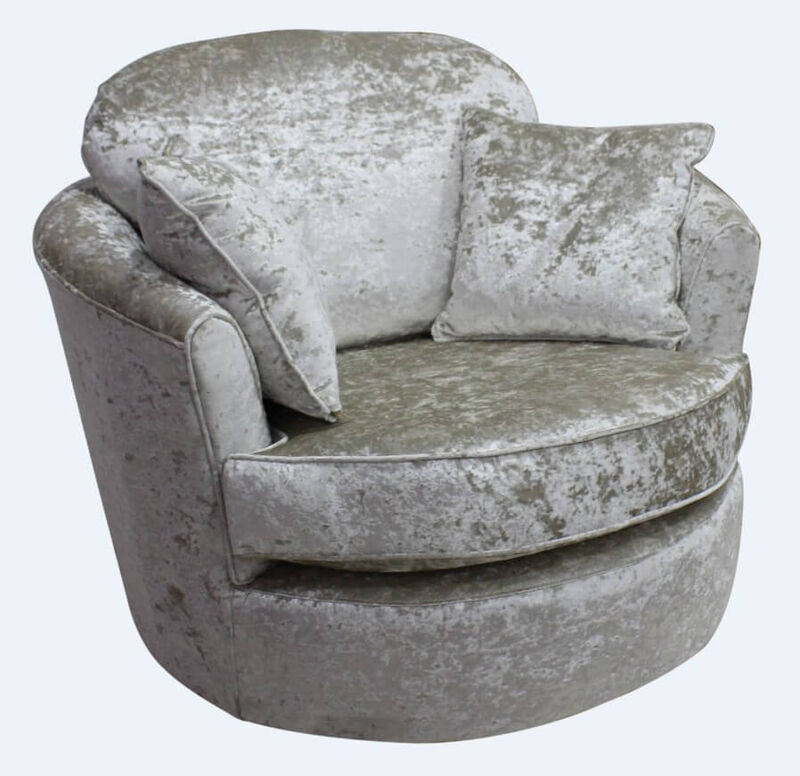 Product photograph of Cuddler Swivel Chair Snuggle Swivel Armchair Senso Pearl Amp Hellip from Designer Sofas 4U