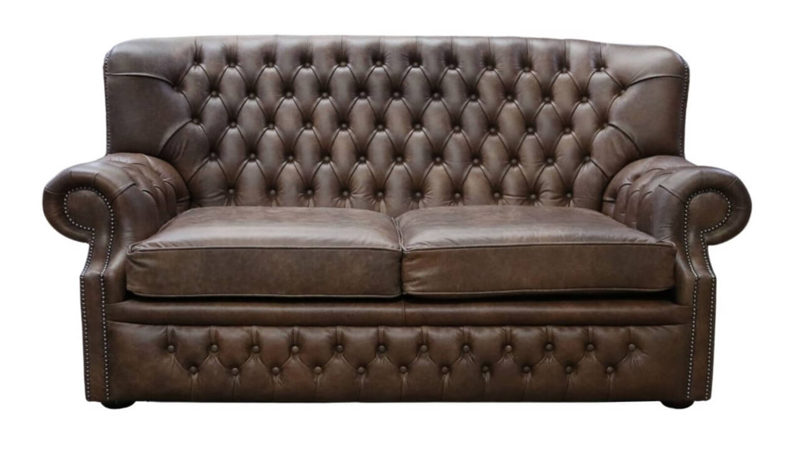 Product photograph of Monks Chesterfield 2 5 Seater Cracked Wax Tobacco Leather Amp Hellip from Designer Sofas 4U