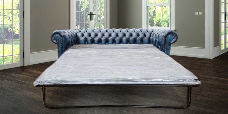 Product photograph of Best Pull Out Sofa Bed Double In Chesterfield Settee Antique Amp Hellip from Designer Sofas 4U