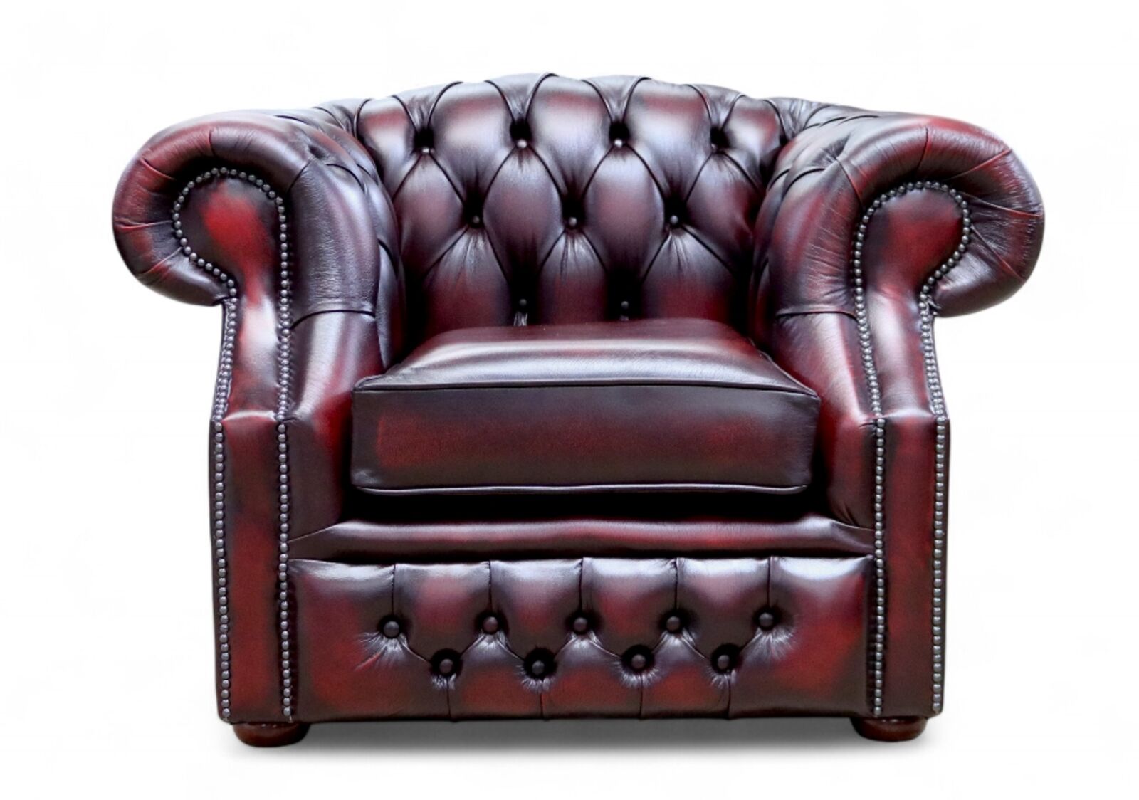 Buy Chesterfield Red Armchair|Sofa Sale UK manufacturer|DesignerSofas4U