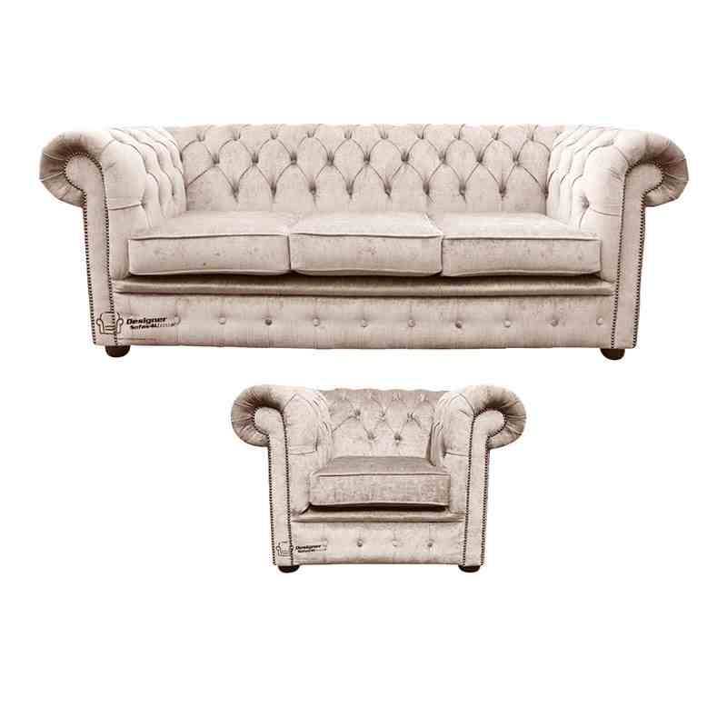 Product photograph of Chesterfield 3 Seater Club Chair Verity Purple Fabric Sofa Amp Hellip from Designer Sofas 4U