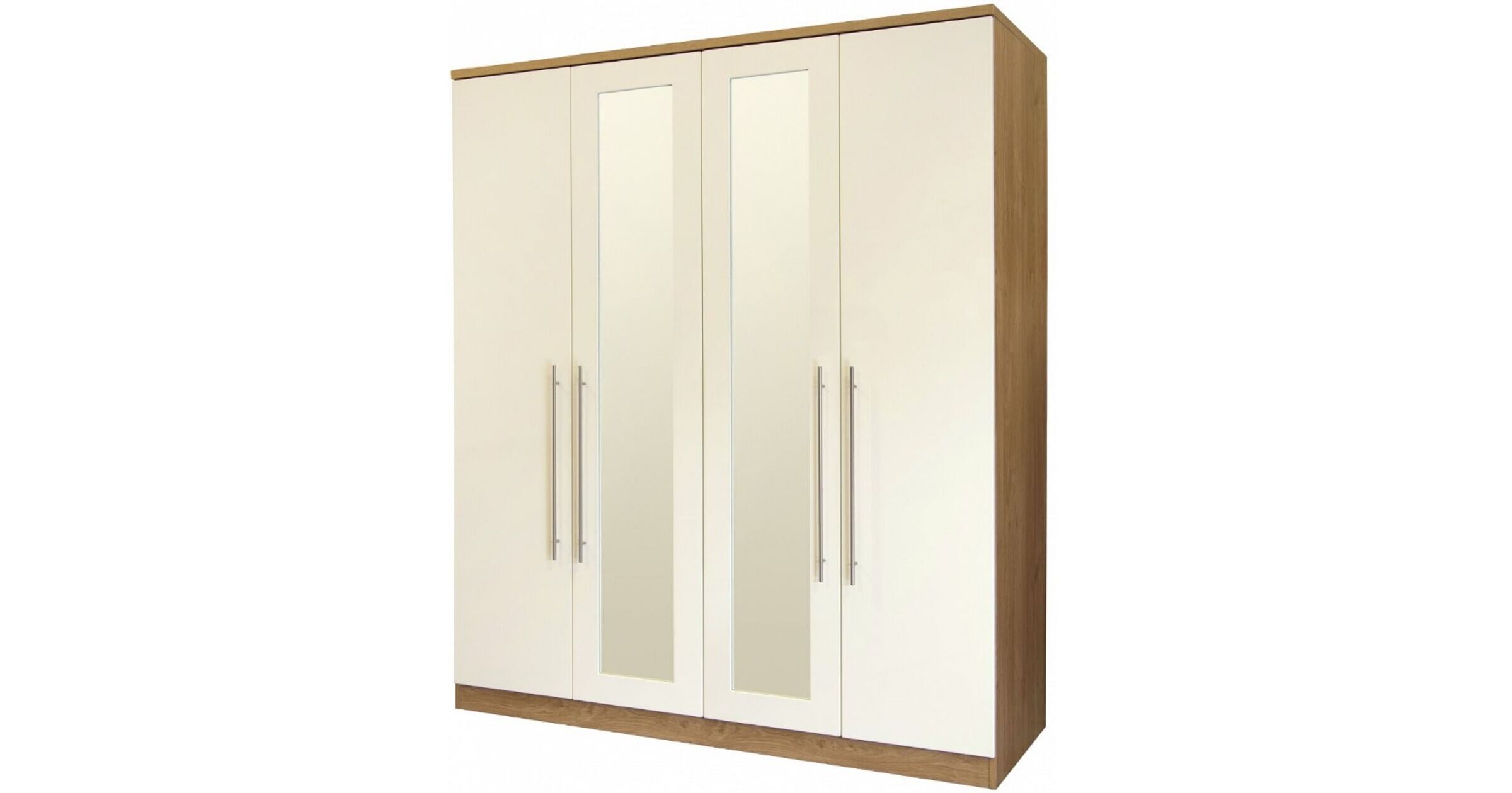 Keswick 4 Door Wardrobe With Mirrors
