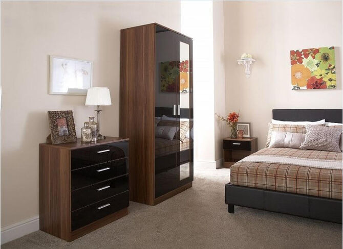 Ottawa 3 Piece Bedroom Set Black Walnut