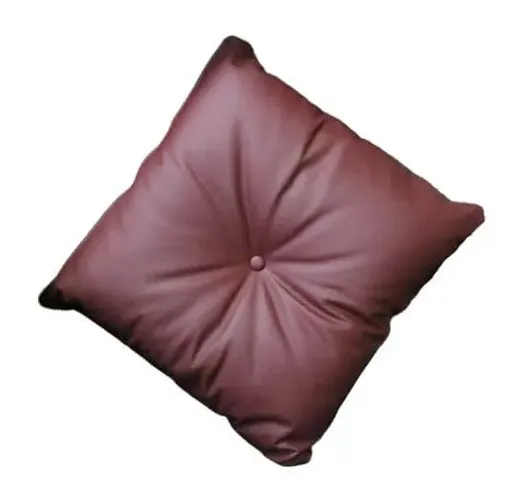 Chesterfield Real Leather Cushion 18" x 18" Shelly Burgandy
