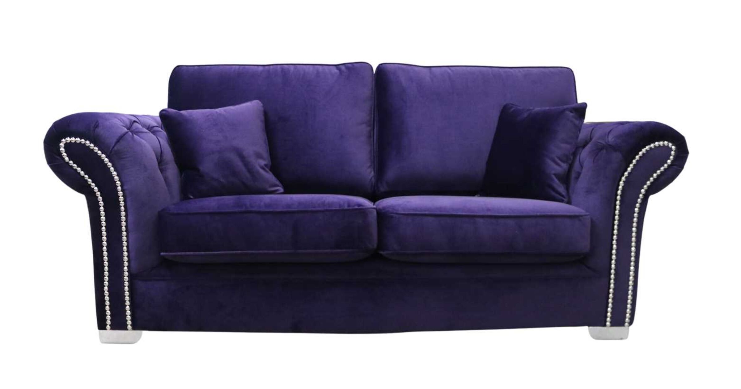 Malta Amethyst Chesterfield Oliver 3 Seater sofa DesignerSofas4U