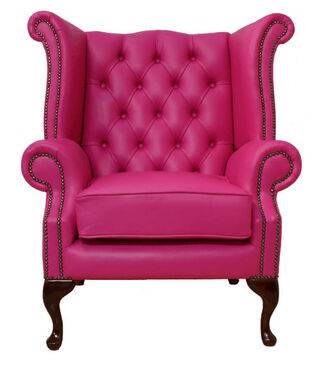 chesterfield-queen-anne-wing-chair-pink