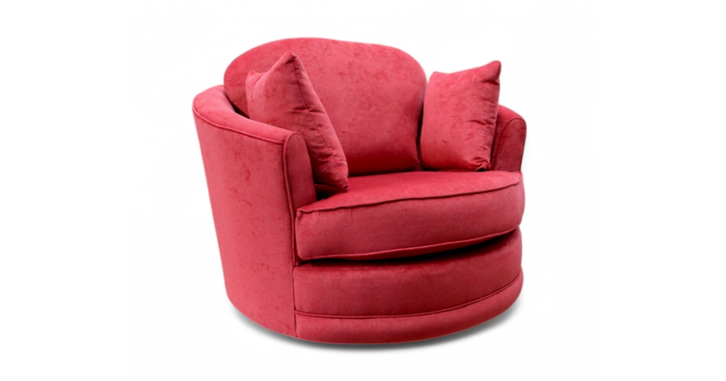 Cuddler Snuggle Swivel Armchair Pimlico Wine | Designer Sofas4u