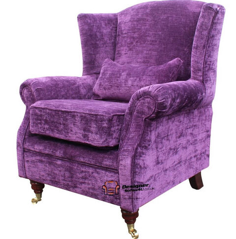 Amethyst Orthopeadic High Back Wing Chair