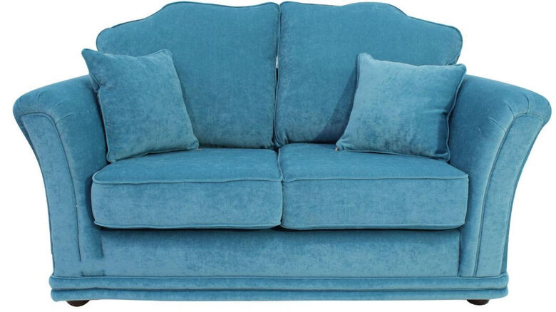 Pimlico Fabric Teal Galaxy 2 Seater Sofa Settee Upholstered | DesignerSofas4U