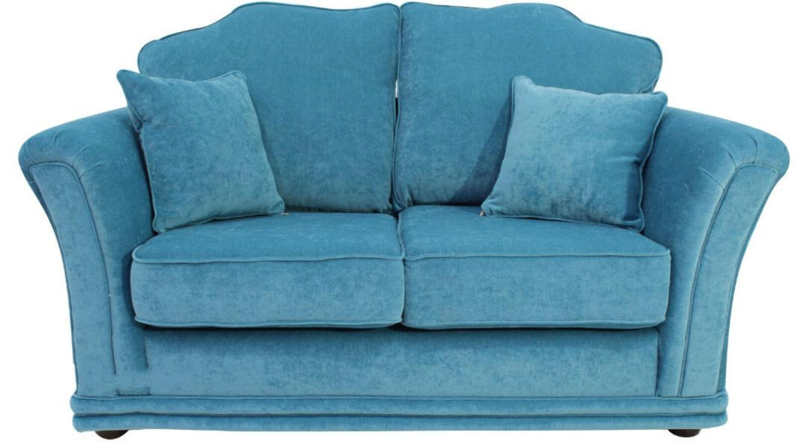 Product photograph of Pimlico Fabric Teal Galaxy 2 Seater Sofa Settee Upholstered Designersofas4u from Designer Sofas 4U