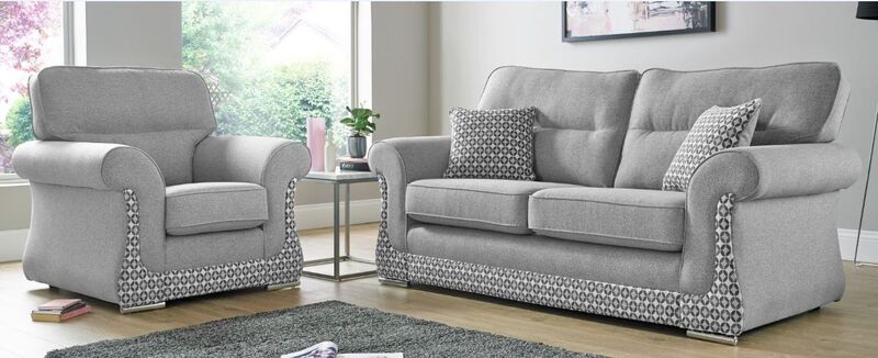 Product photograph of Quality Fabric In Halifax Suite Sofa Free Swatches Designersofas4u from Designer Sofas 4U