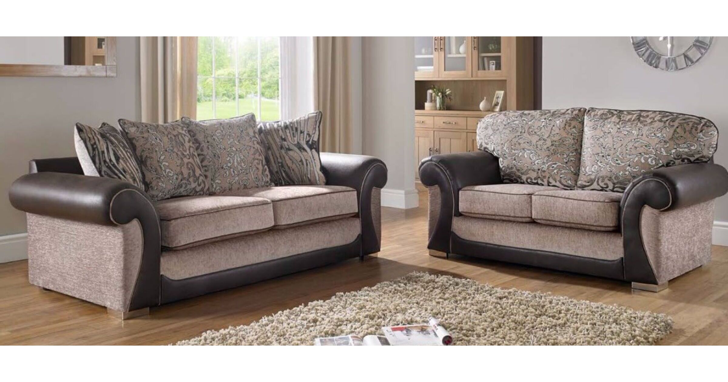 Buy fabric sofa SuiteFree swatchesDesignerSofas4U