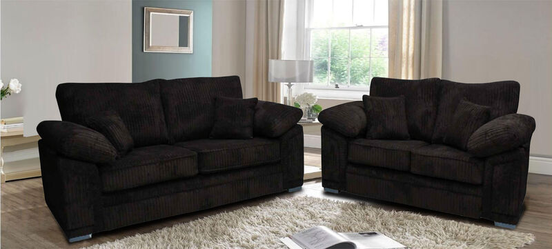 Product photograph of Buy 3 And 2 Sofa Suite Victoria Fabric Settee Designersofas4u from Designer Sofas 4U