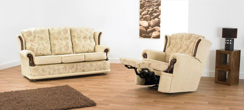 Ritz 3 + 1 Fabric Sofa