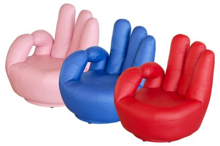 Onyx PVC Ok Swivel Hand Chair