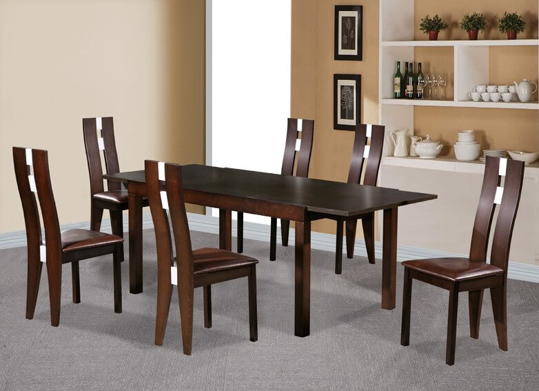 Cadenza Solid Beech Veneer Top Dining, Beech Dining Room Table And Chairs