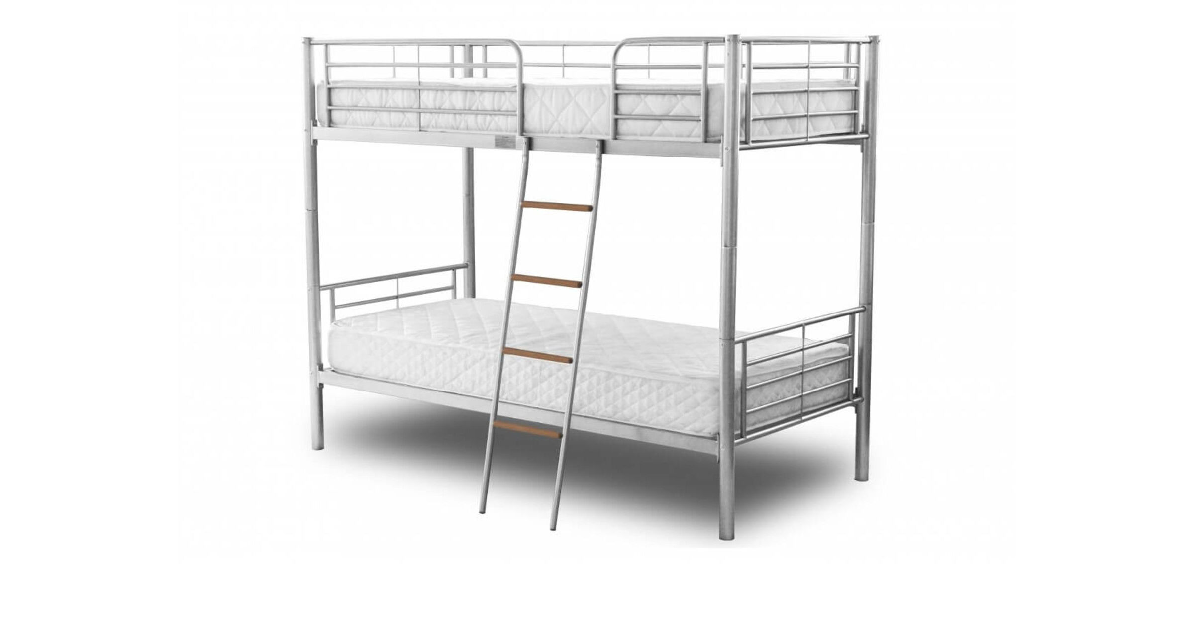 Melody Silver Bunk Bed And Splits Into 2 Beds Designer Sofas4u